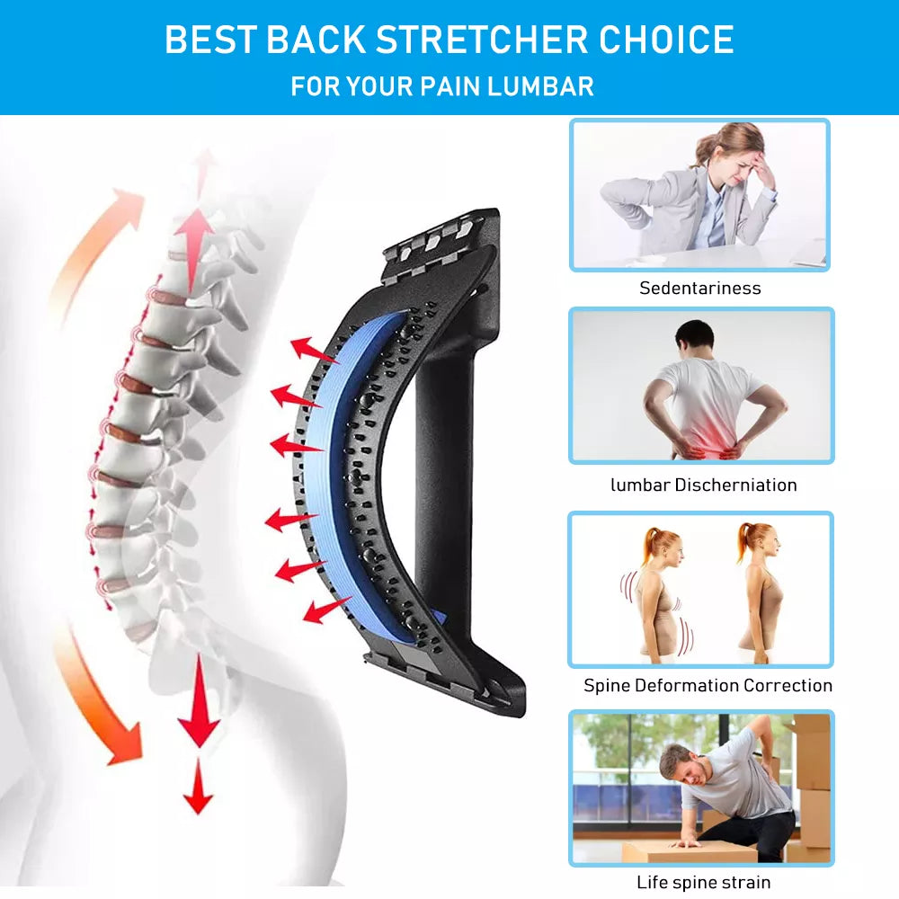 Ergonomische lendensteun & rugmassager
