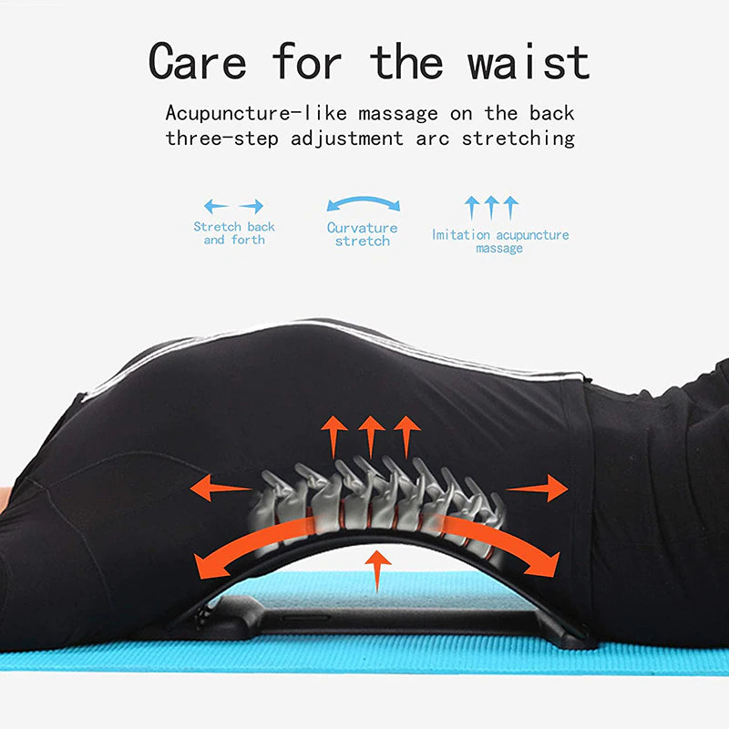 Ergonomische lendensteun & rugmassager