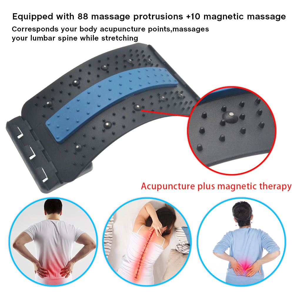 Ergonomische lendensteun & rugmassager