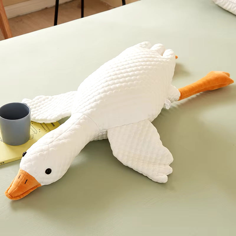 Grote Witte Gans Knuffelkussen