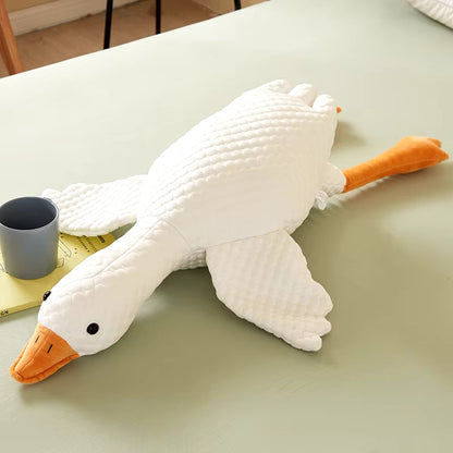 Grote Witte Gans Knuffelkussen
