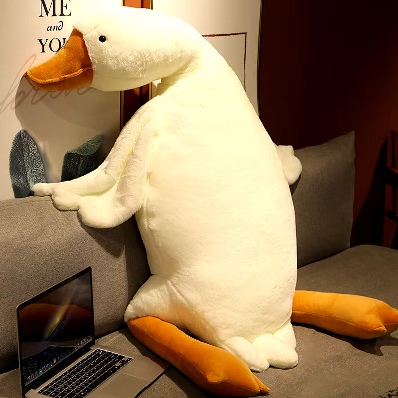 Grote Witte Gans Knuffelkussen