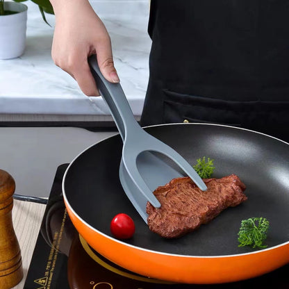 2-in-1 Grip & Flip Spatel Tang | Veelzijdig Anti-aanbak