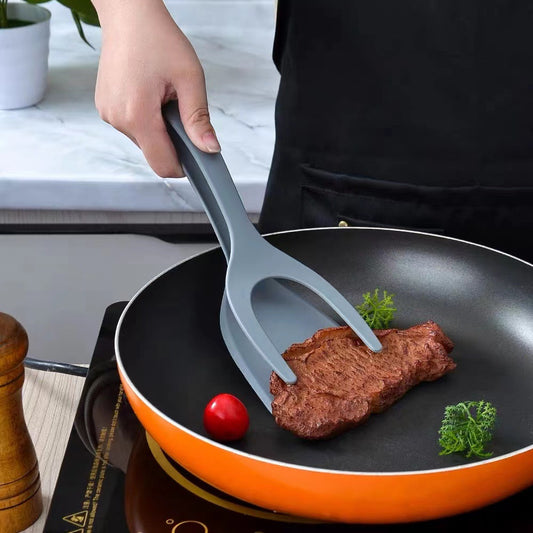 2-in-1 Grip & Flip Spatel Tang | Veelzijdig Anti-aanbak