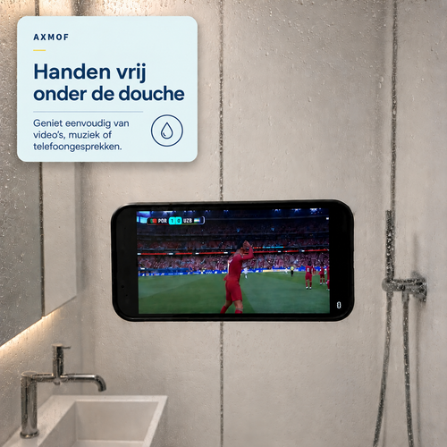 In de douche