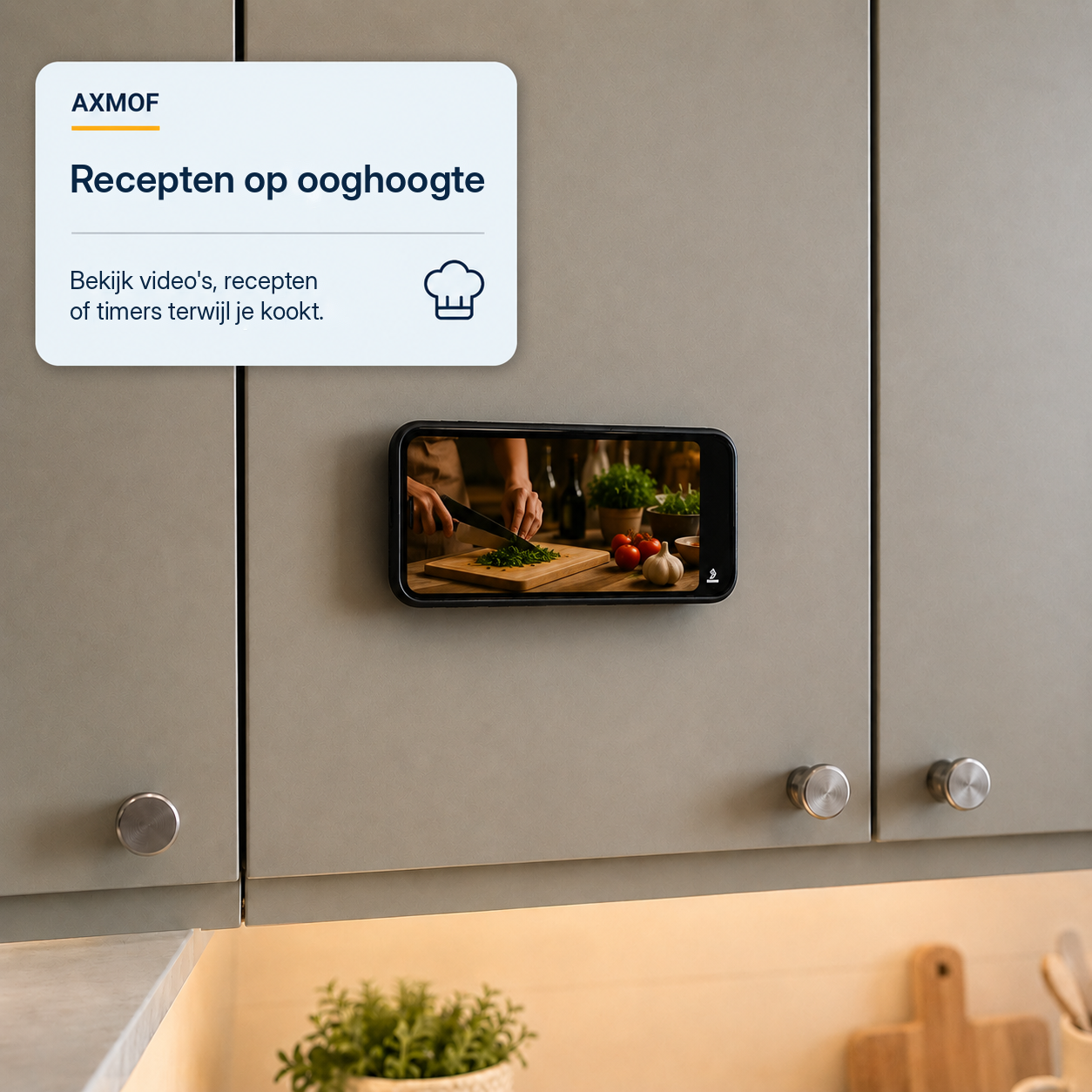 In de keuken