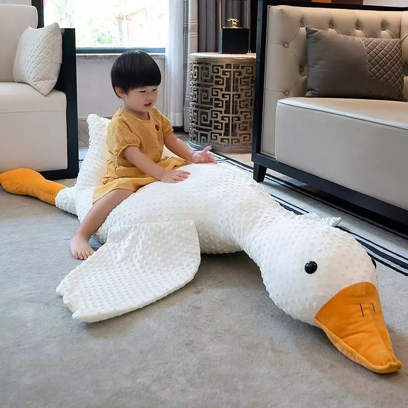 Grote Witte Gans Knuffelkussen