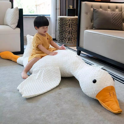 Grote Witte Gans Knuffelkussen