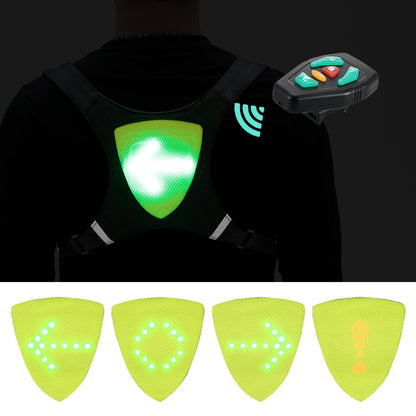 USB Oplaadbare Reflecterende LED Rugzakvest