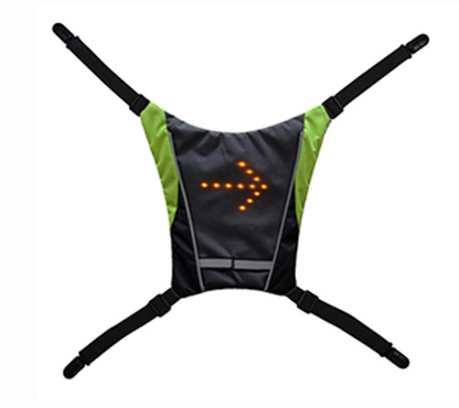 USB Oplaadbare Reflecterende LED Rugzakvest